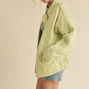 Free People Dolman Quilted Jacket sz M (oversized)